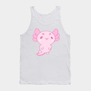 Pink  axolotl Tank Top